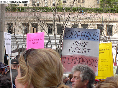 "Orphans Make Great Terrorists" 2/16/03 - SF