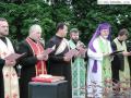 Bishop Basil Losten in the purple headdress