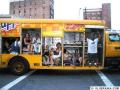 Some are lucky enough to get a ride ... on a Snapple truck! (8/14/03)