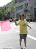 Lucille Lozada started directing traffick when the lights went out last night. Someone came along and handed her a red flag, and she's been out there waving it ever since. (8/15/03)