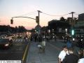Pedestrians cross WB to Brooklyn (8/14/03)
