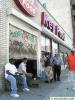Supermarkets were closed - cash registers weren't operating. (8/15/03)