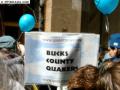 Sign - "Bucks County Quakers - www.quakerpeace.org"  (NYC 3/20/04)