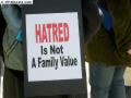 Sign - "Hatred is not a Family Value" (NYC 3/20/04)