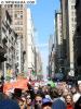 People out to the Horizon - Looking north on Madison Avenue (NYC 3/20/04)