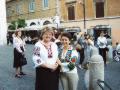 Марійка Карпа з Бельгії й Анна Умліва з Італії - голова Асоціяції Українців Італії