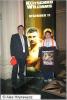 Father and son with Klitschko poster as backdrop. Photo: Alex Hrynewycz